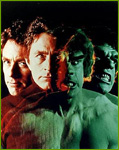 Bill Bixby-Lou Ferrigno Incredible Hulk transformation