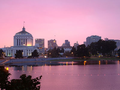 Pink Oakland Sunset