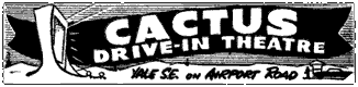 Cactus Drive-In Logo, 1957