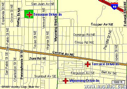 Street Map from MapBlast