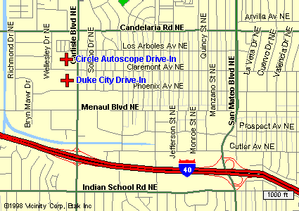 Street Map from MapBlast