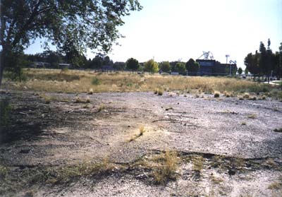Location of old speaker tower