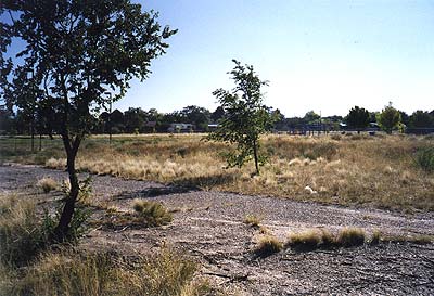 Entrance tarmac